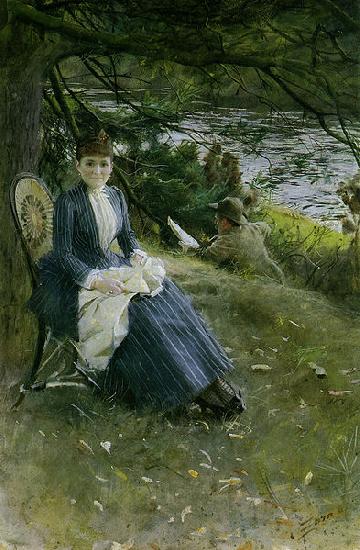 Anders Zorn In Scotland (Mrs. Symons) oil painting picture